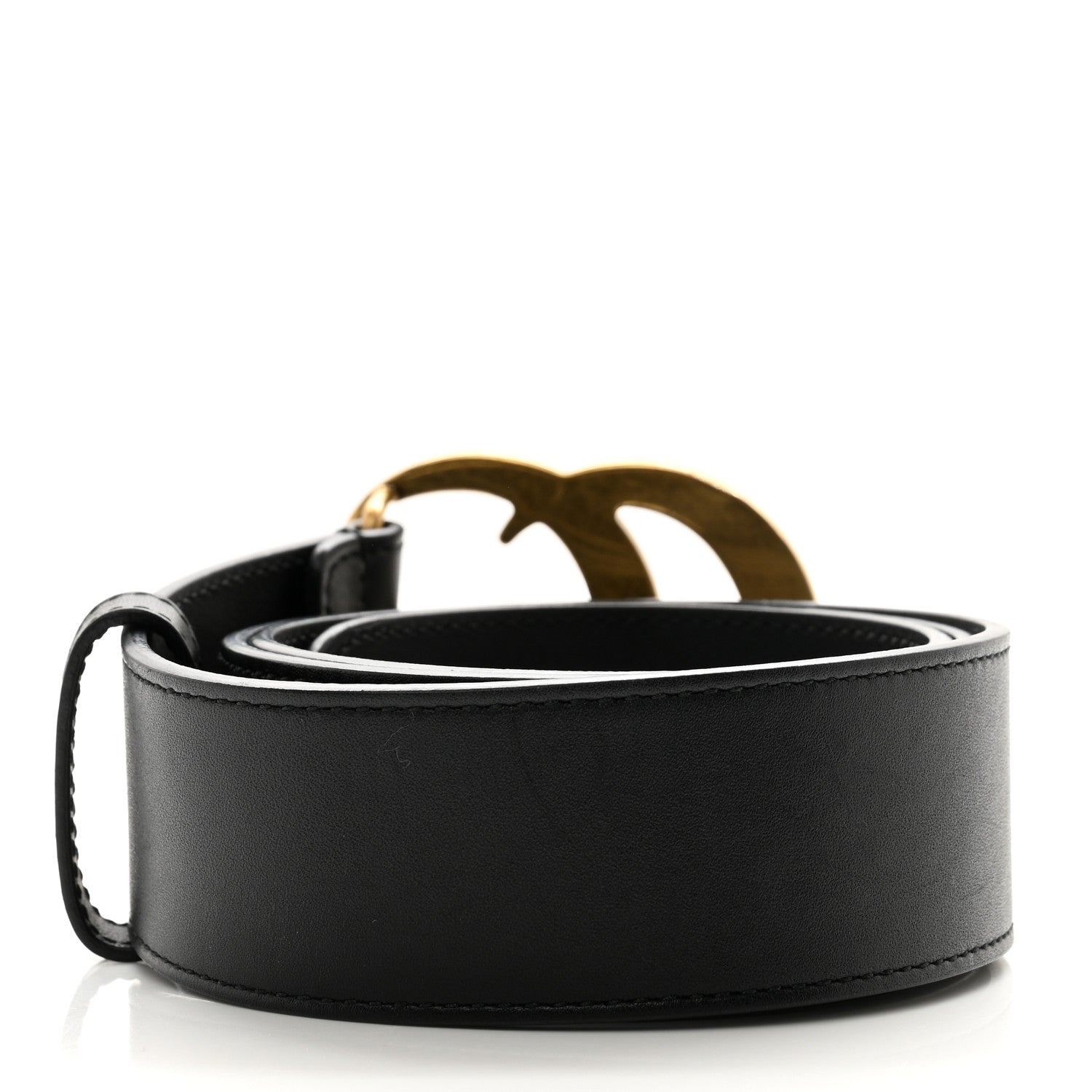 Gucci Calfskin Double G 40mm Belt 80 32 Black 2 of 6