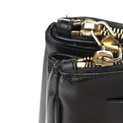 Prada Saffiano Large Galleria Double Zip Tote Black 25 of 29