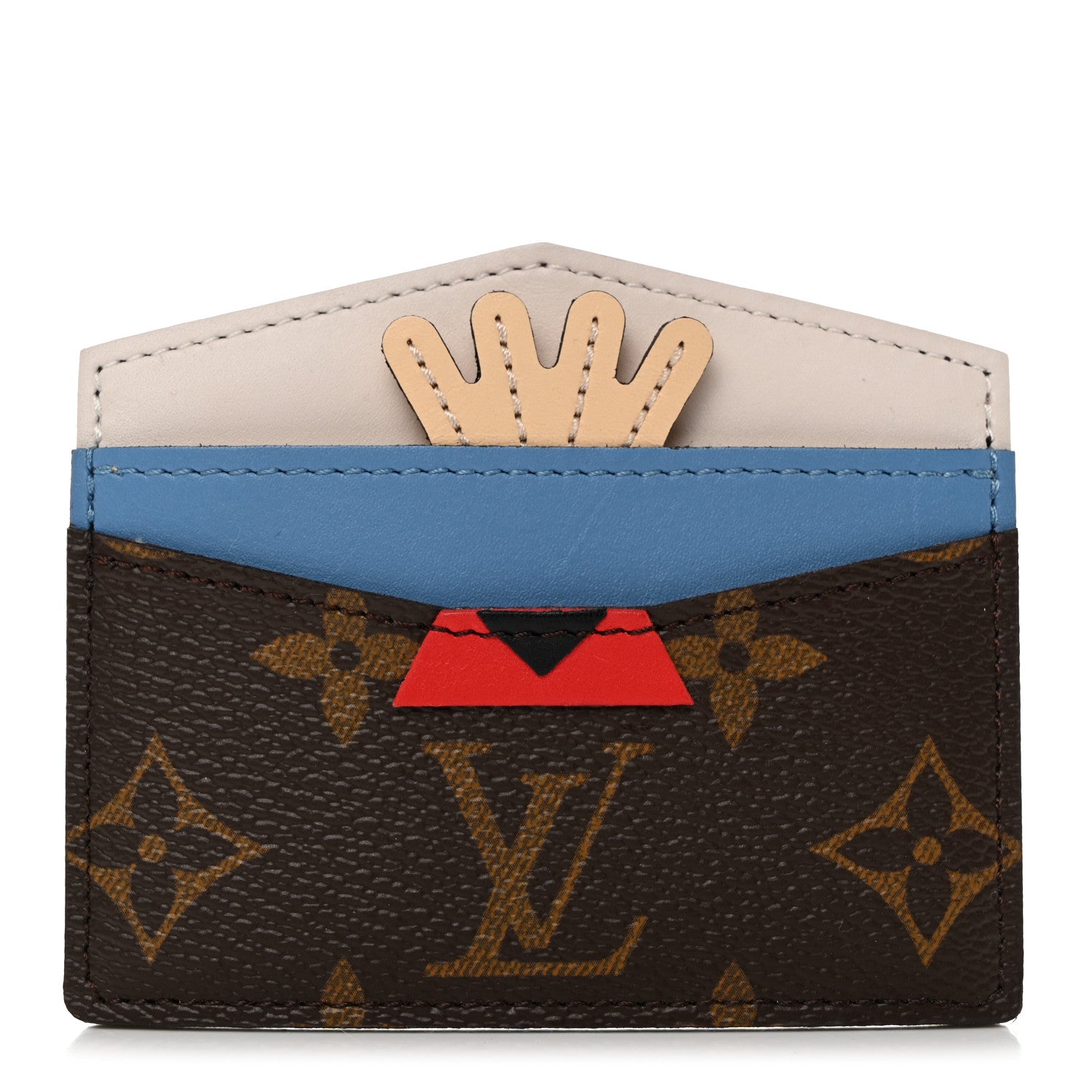 Louis Vuitton Monogram Tribal Mask Card Holder 1 of 7
