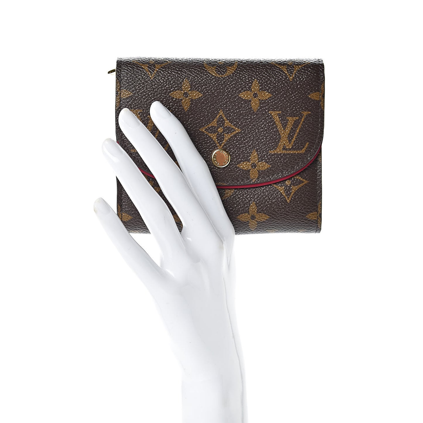Monogram Ariane Compact Wallet Fuchsia