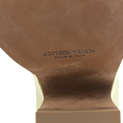 Bottega Veneta Nappa Lagoon Slide Platform 115 Wedge Sandals 37 Seagrass 6 of 7