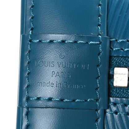 Louis Vuitton Epi Alma BB Cyan 6 of 8