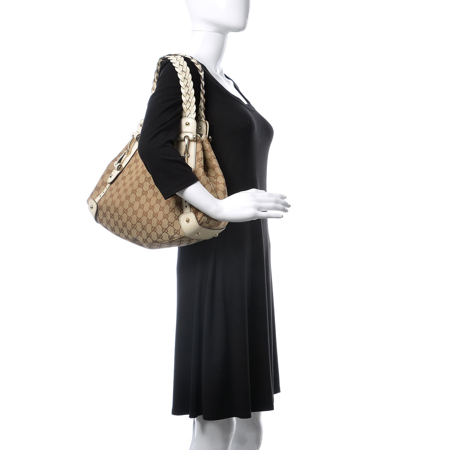 Gucci Monogram Small Pelham Shoulder Bag Off White 2 of 17