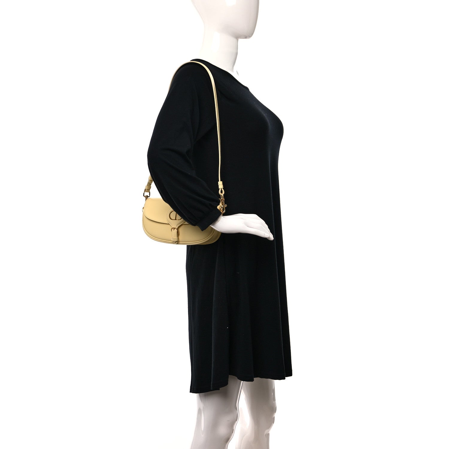 Christian Dior Box Calfskin East West Bobby Bag Pale Yellow 2 of 14