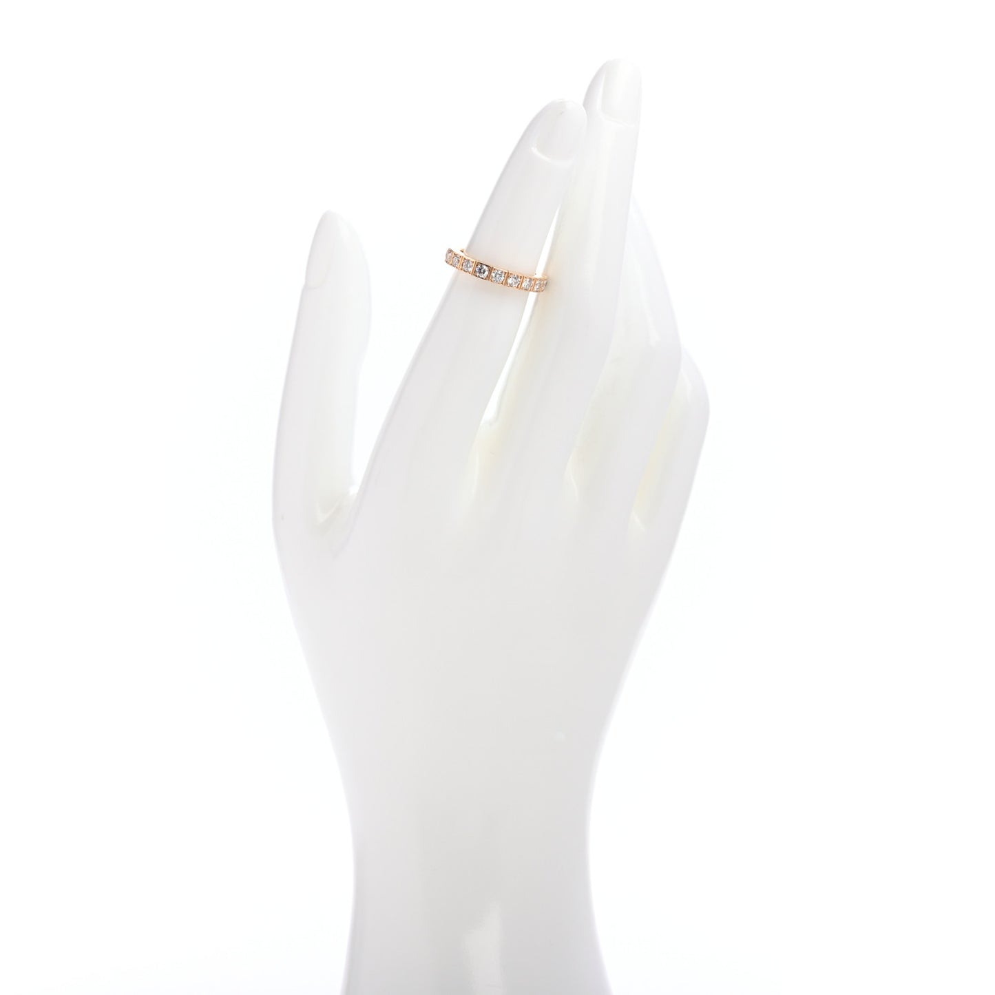 18K Yellow Gold Diamond Lanieres Eternity Ring 47 4