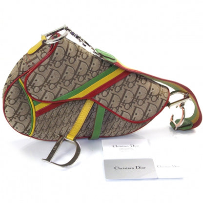 Christian Dior Monogram Rasta Saddle Bag Beige 4 of 10