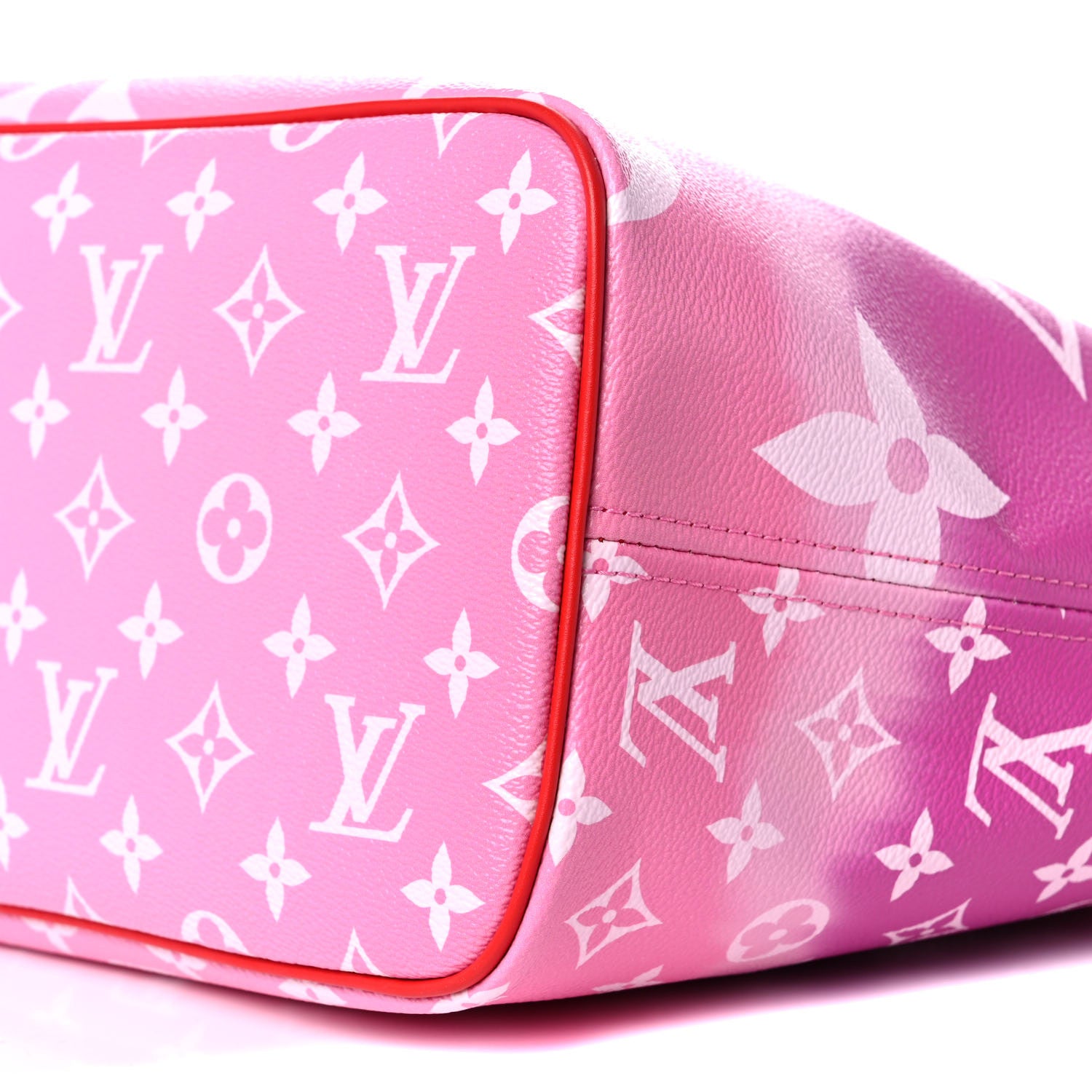 Louis Vuitton Monogram Escale Neverfull MM Rouge 9 of 10