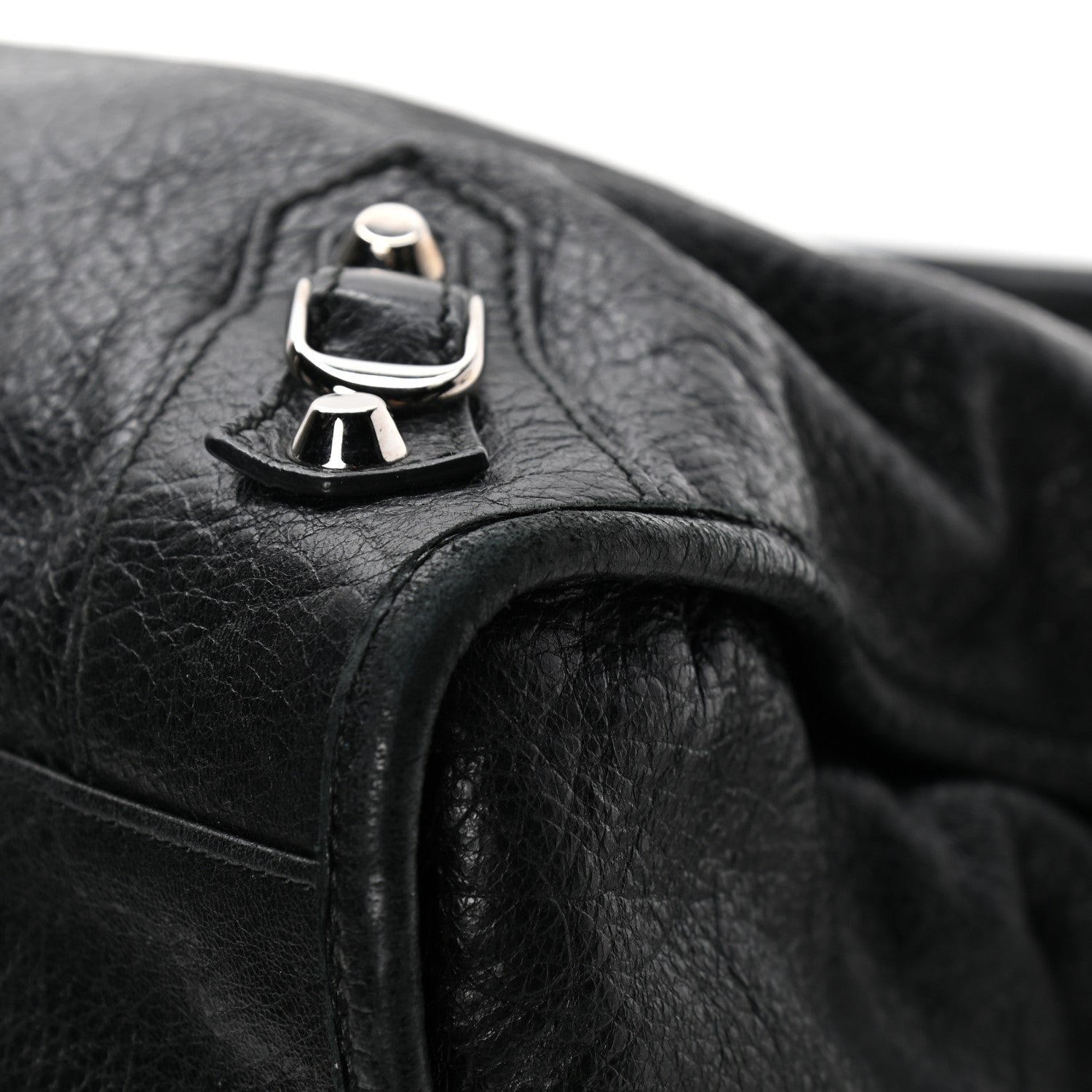 Balenciaga Agneau Classic Silver Hardware City Black 7 of 7