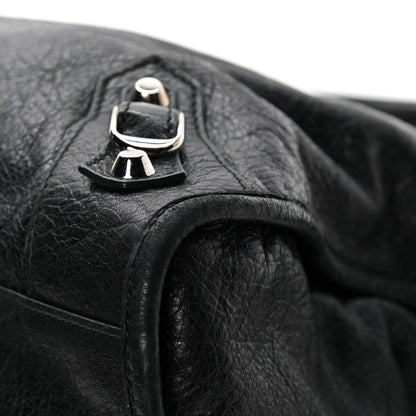 Balenciaga Agneau Classic Silver Hardware City Black 7 of 7