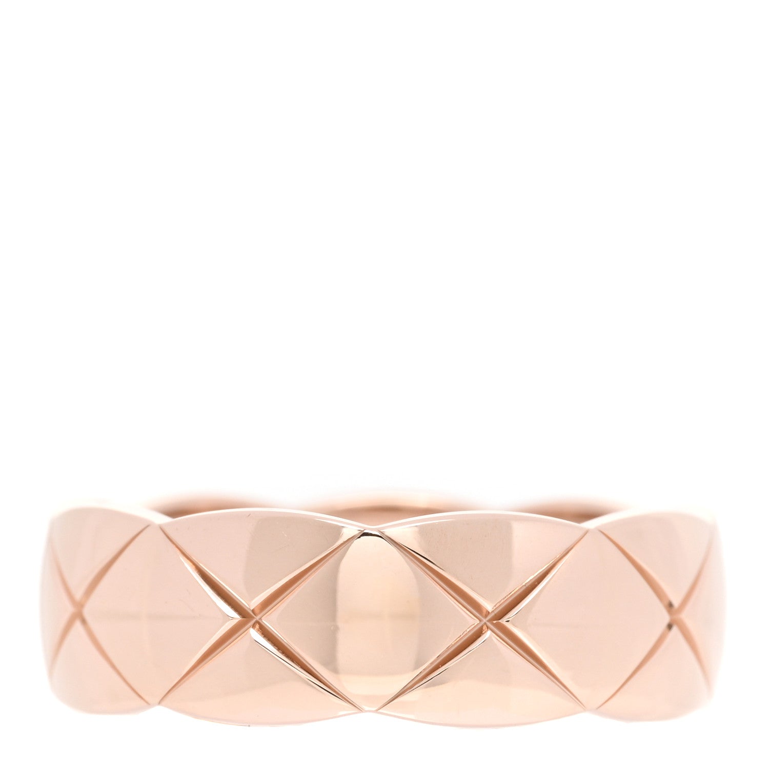 Chanel 18K Beige Gold Small Coco Crush Ring 57 8 2 of 4