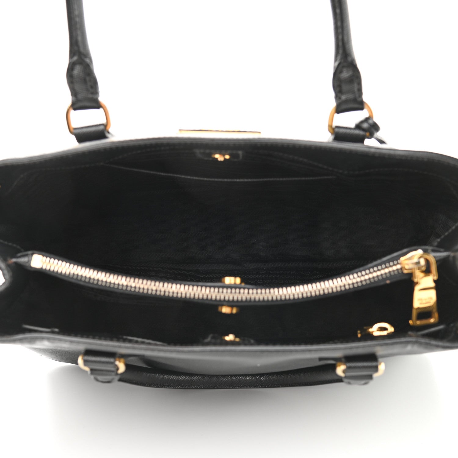 Prada Saffiano Lux Medium Tote Black 5 of 12