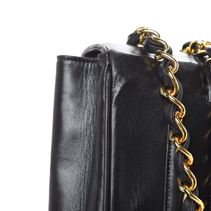 Chanel Lambskin Vertical Quilt Jumbo Single Flap Black 13 of 21