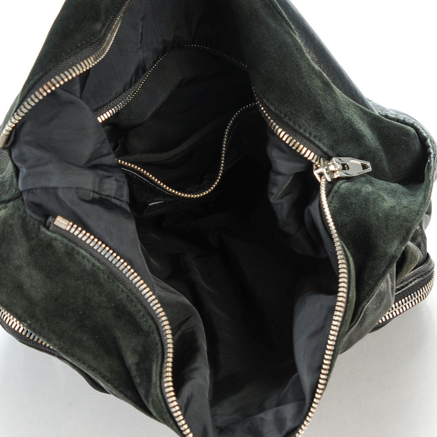 Lambskin Donna Hobo Black