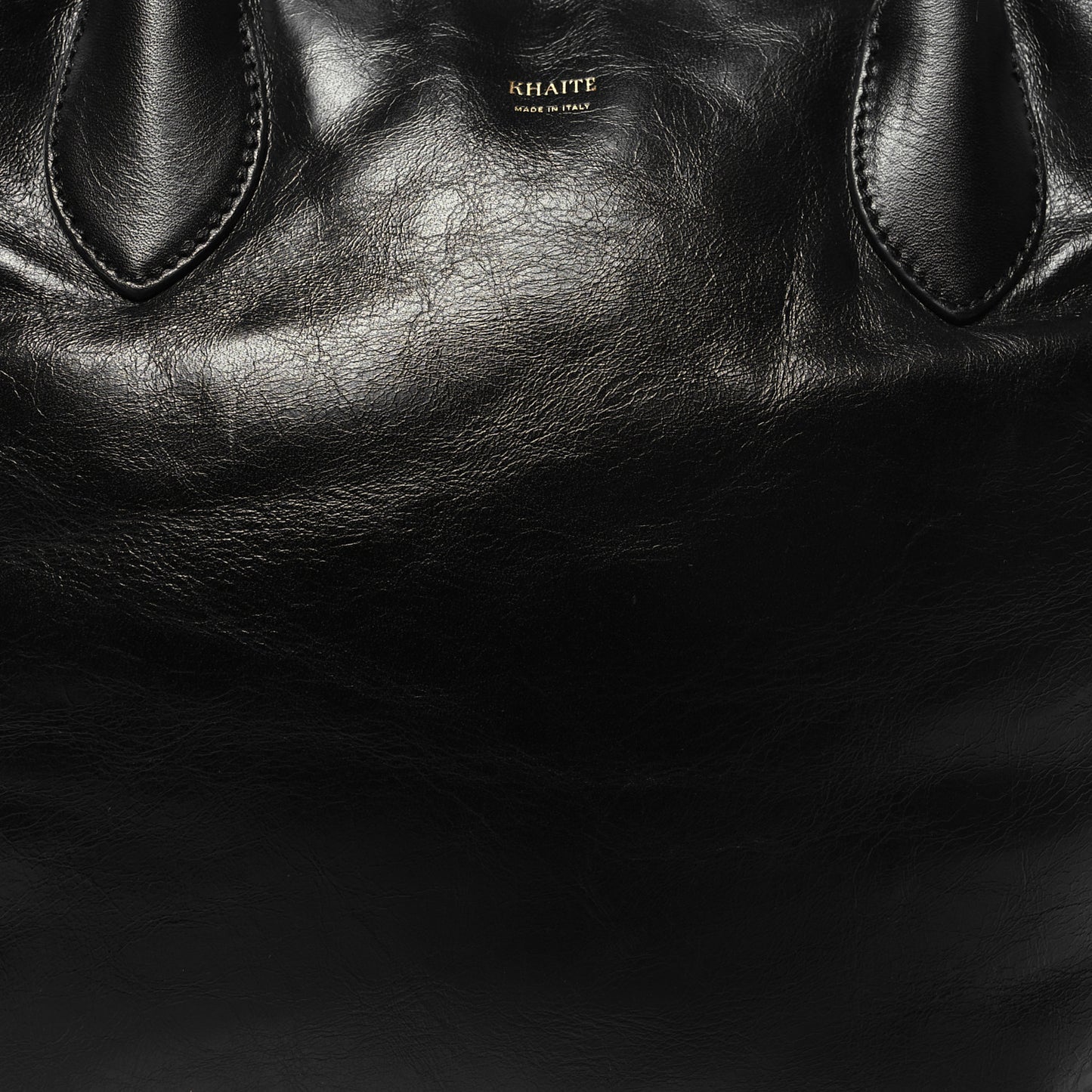 Calfskin Puffy Medium Amelia Tote Black
