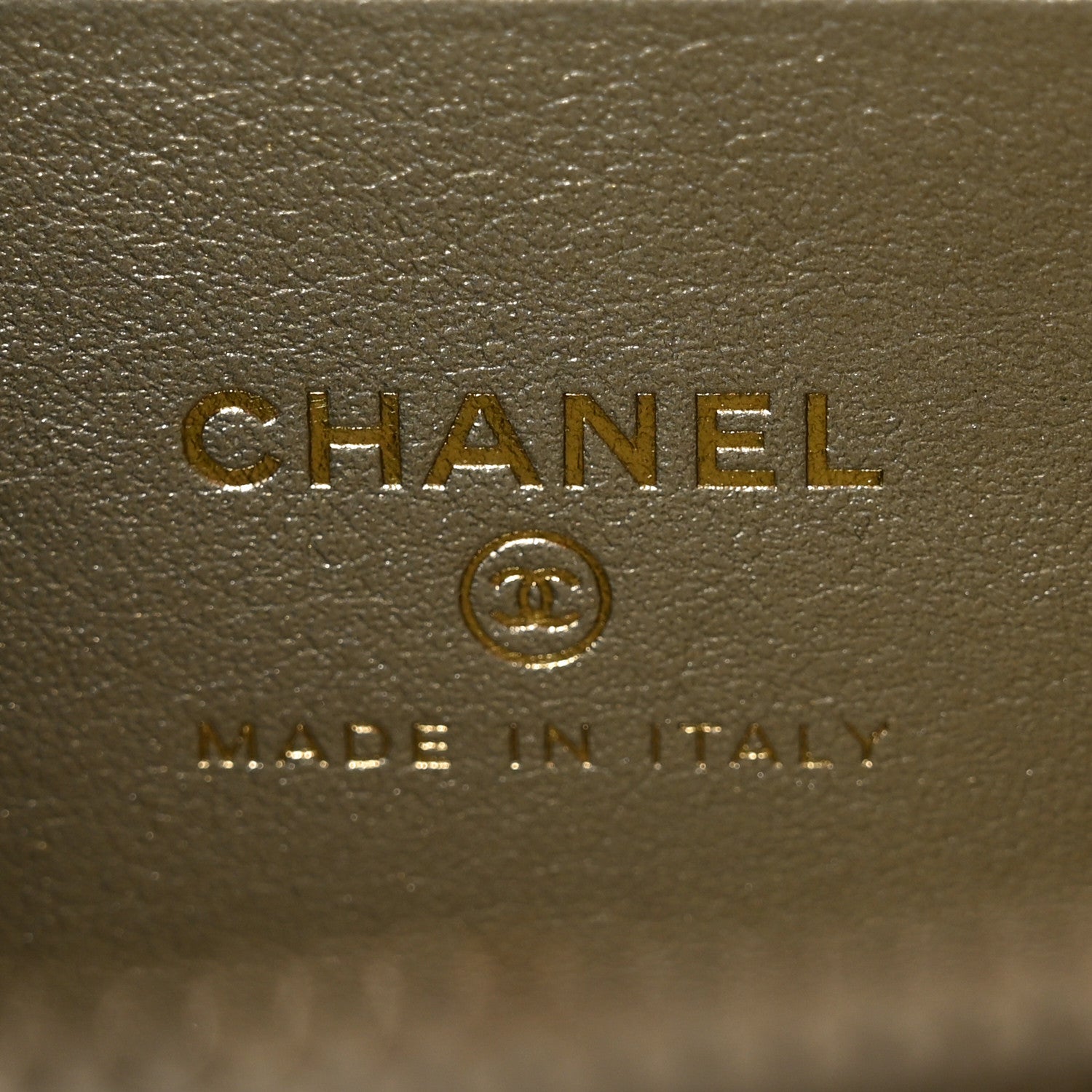 Chanel Metallic Caviar Quilted Trendy Handle Slim Vanity Light Golden 6 of 11