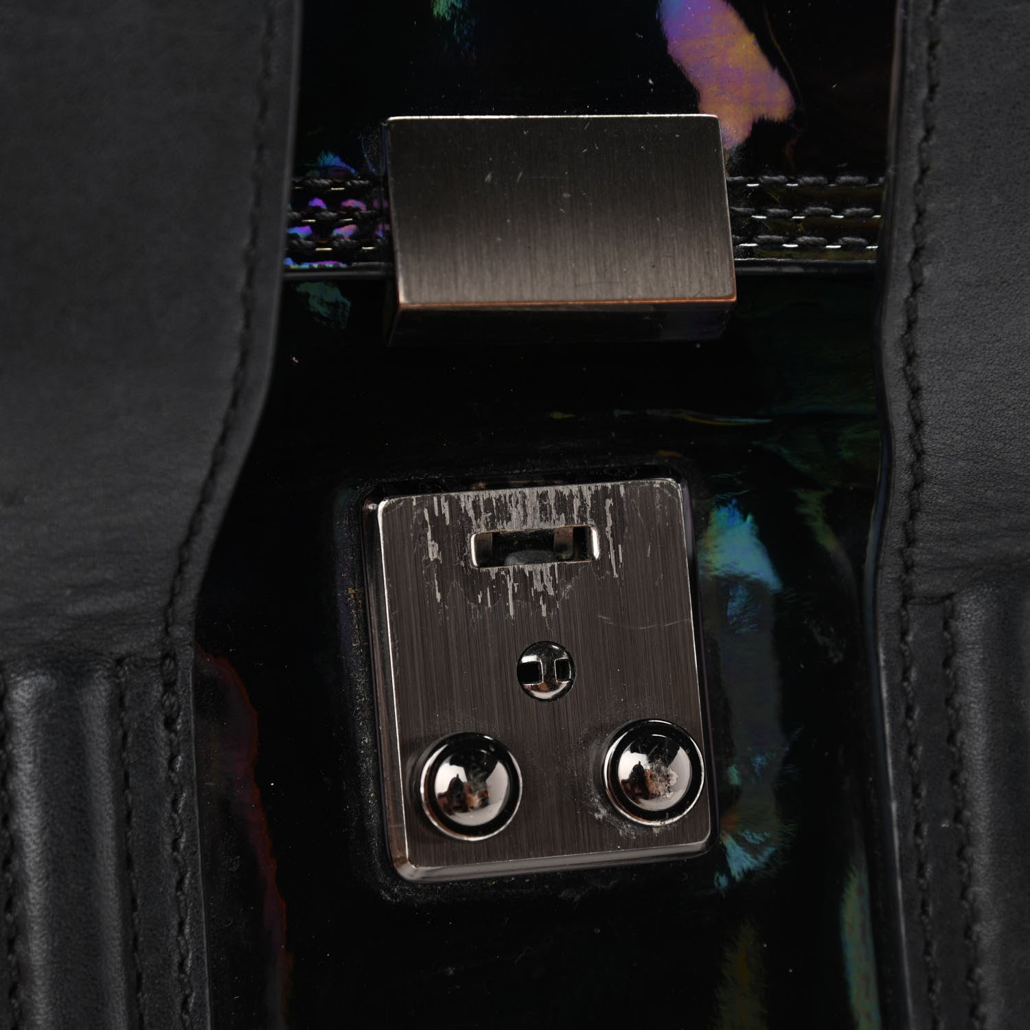 3.1 Phillip Lim Oil Slick Patent Mini Pashli Satchel Black 12 of 12