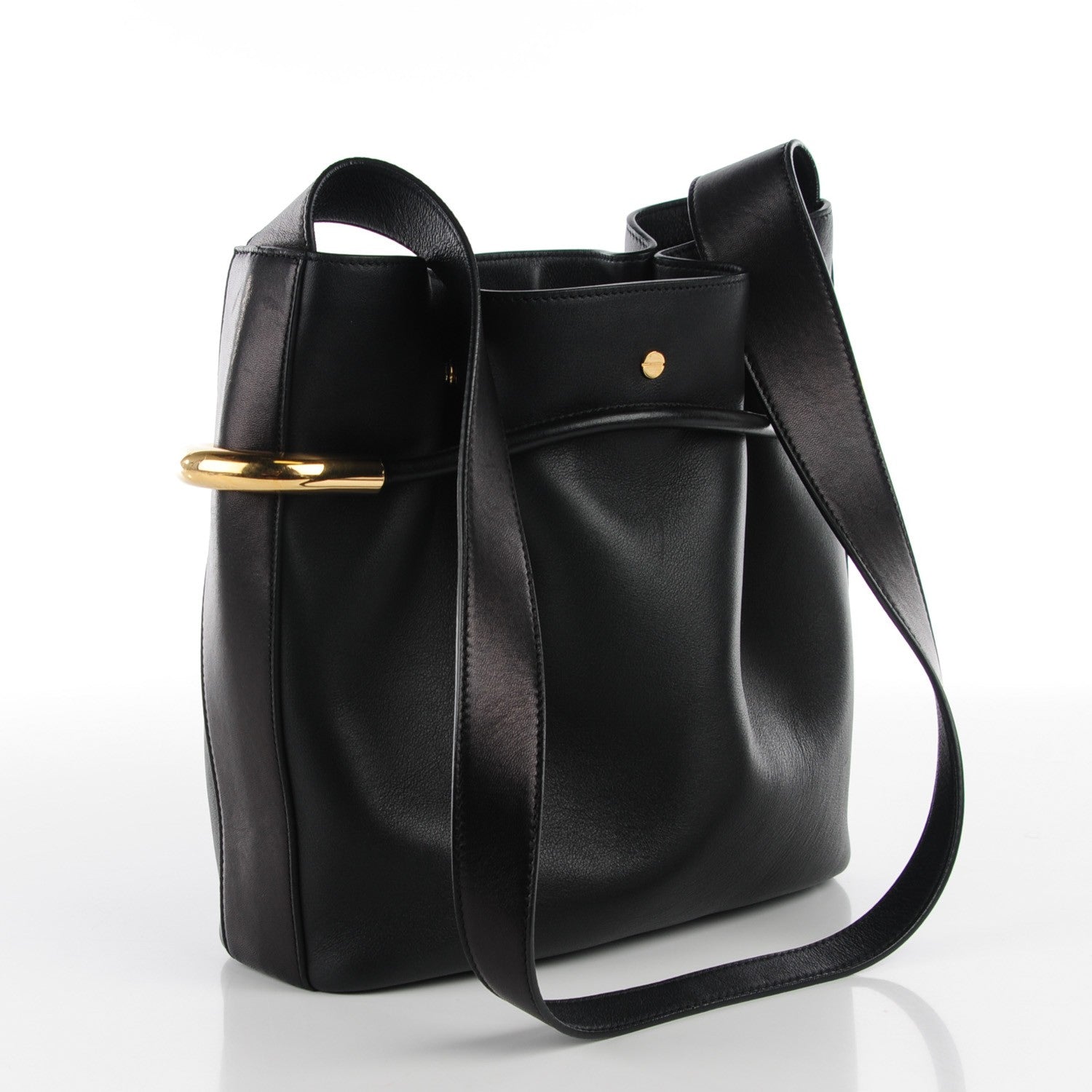Chloe Calfskin Small Emma Bucket Black 3 of 7