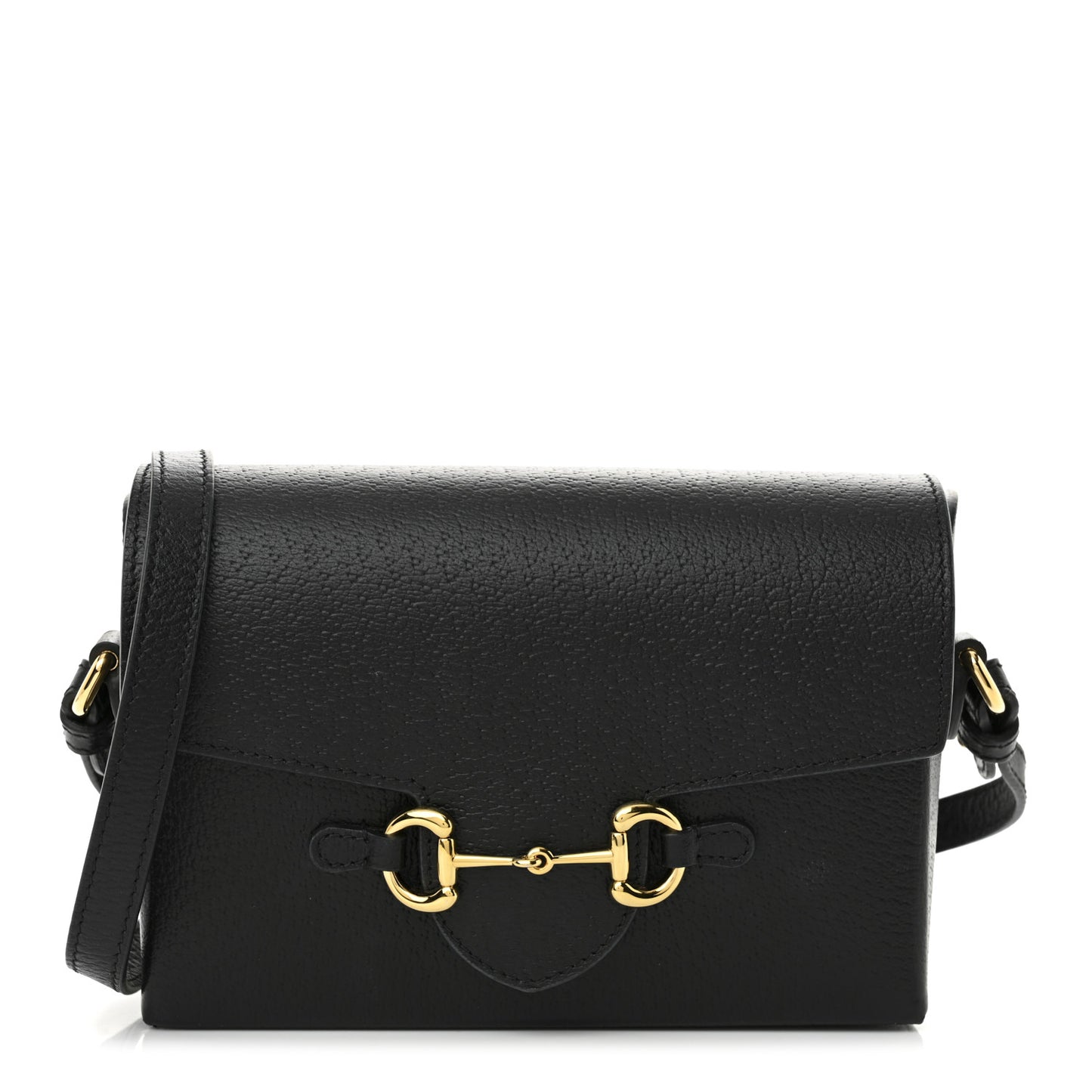 Calfskin Horsebit 1955 Shoulder Bag Black