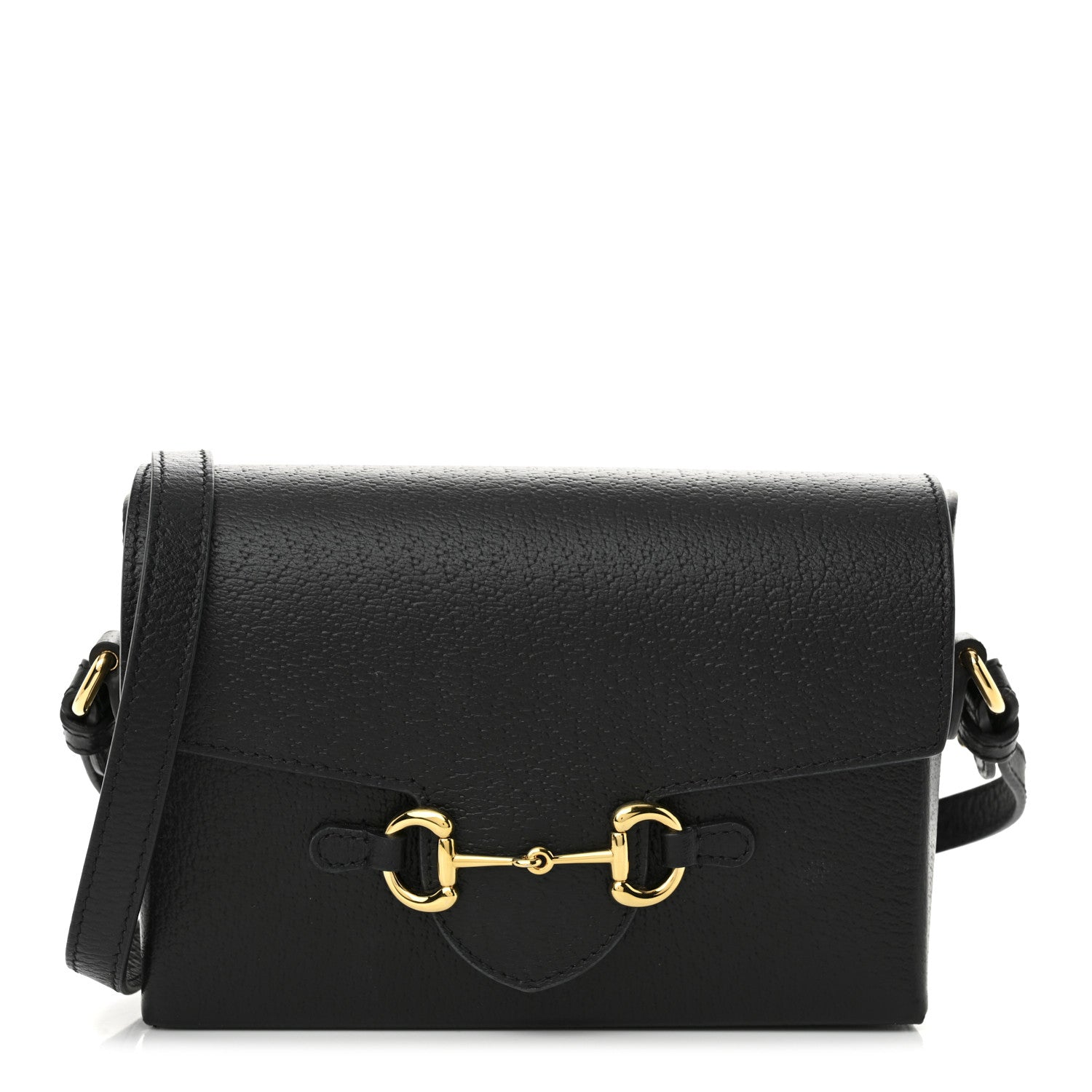 Gucci Calfskin Horsebit 1955 Shoulder Bag Black 1 of 10