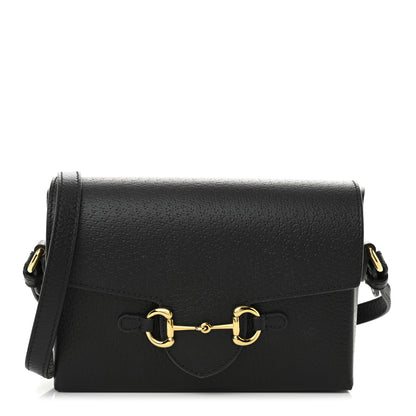 Gucci Calfskin Horsebit 1955 Shoulder Bag Black 1 of 10