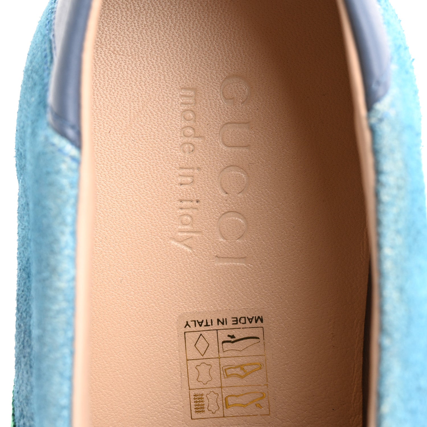 Gucci Suede Web Mens Rocket Sneakers 9 Bright Splash Thunder 7 of 10