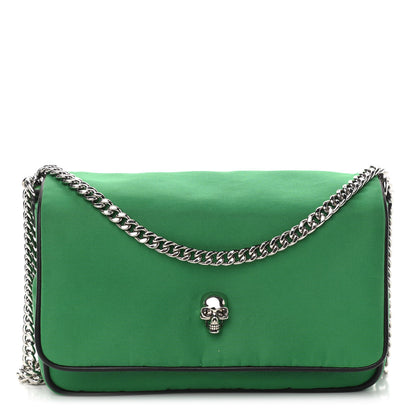 Alexander McQueen Nylon Skull Camera Crossbody Bag Green 1 of 12