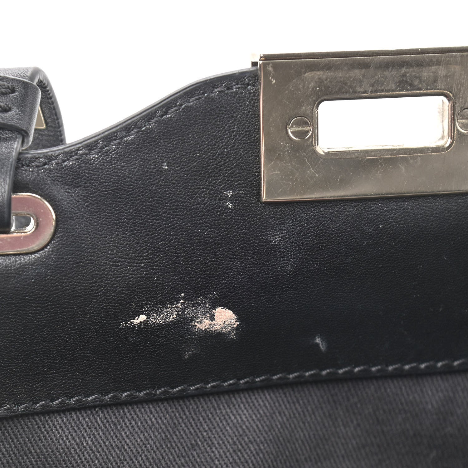 Valentino Garavani Vitello Small Rockstud Tote Black 8 of 10