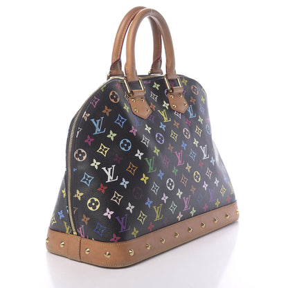 Louis Vuitton Monogram Multicolor Alma GM Black 3 of 11
