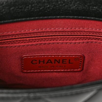 Chanel Lambskin Quilted Small Side Note Flap Black 6 of 12