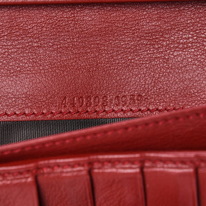 Gucci Microguccissima Continental Flap Wallet Red 9 of 20