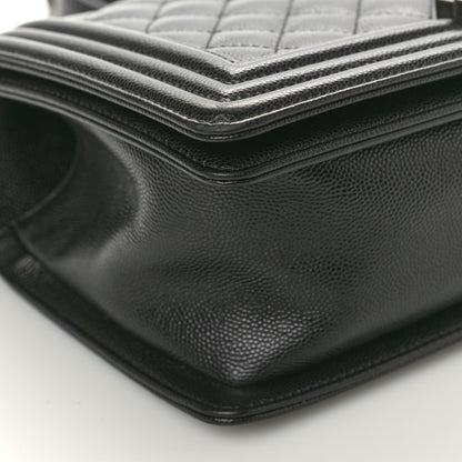 Chanel Caviar Quilted Medium Boy Flap Black 9 of 10