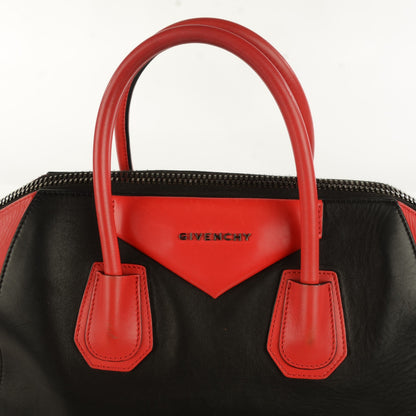 Givenchy Smooth Calfskin Medium Star Antigona Black Red 5 of 11