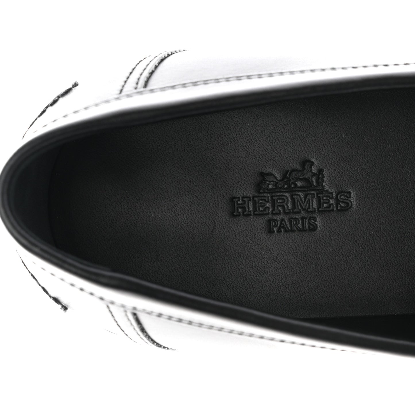 Calfskin Womens Hot Loafer 40 Black