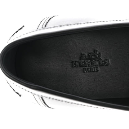 Hermes Calfskin Womens Hot Loafer 40 Black 7 of 10