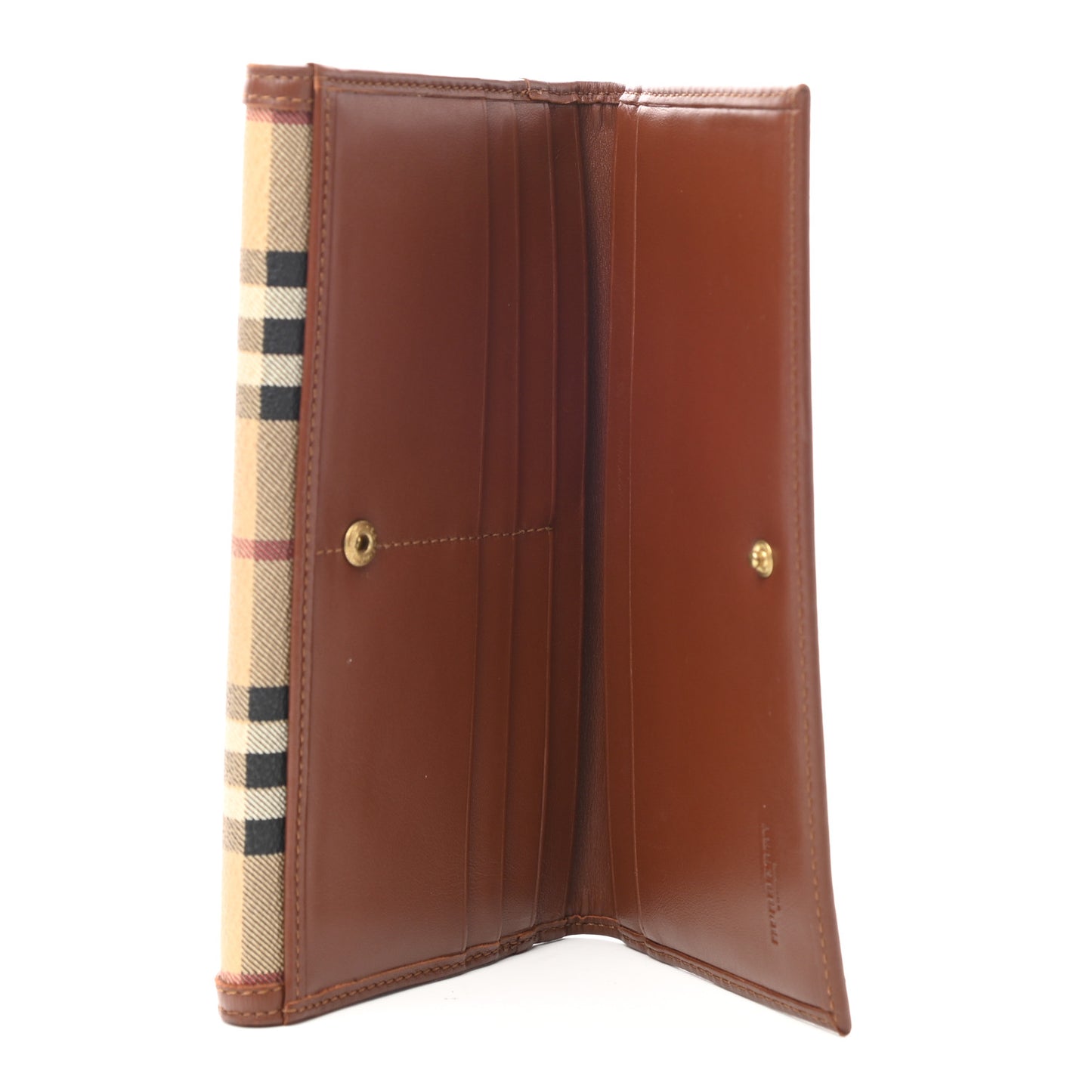 Haymarket Check Penrose Continental Wallet Tan