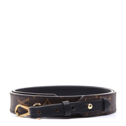Louis Vuitton Monogram Bandouliere Shoulder Strap XL Black 1 of 8