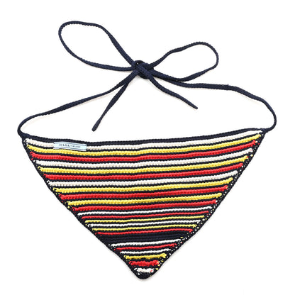 Prada Crochet Metal Triangle Bandana Multicolor 2 of 4