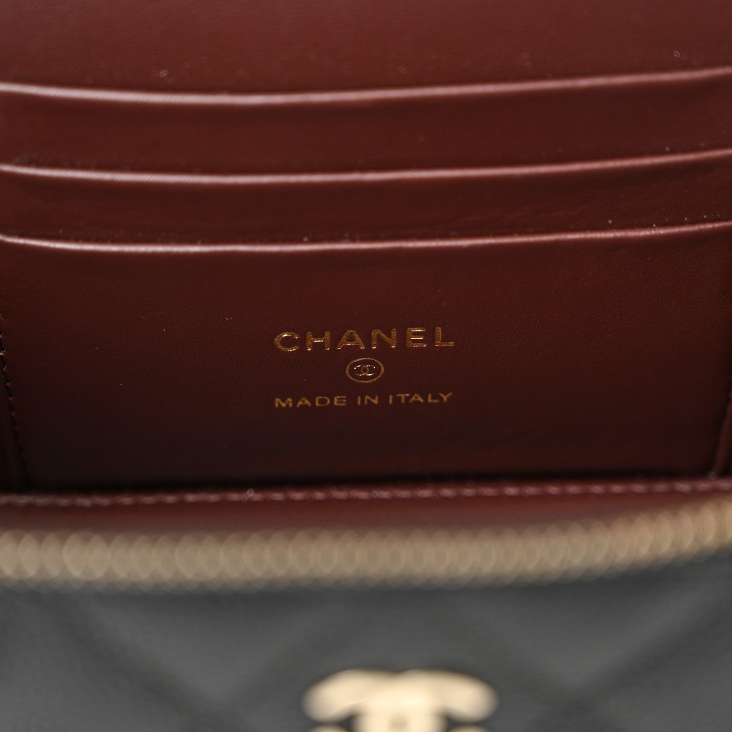Chanel Caviar Quilted Small Vanity Case With Chain Black 6 of 11