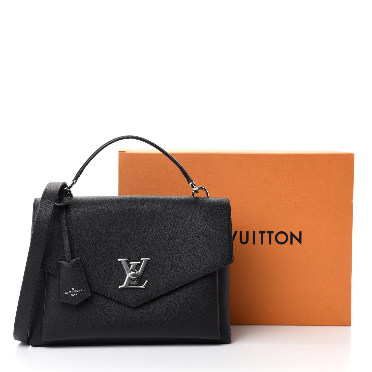 Louis Vuitton Soft Calfskin My Lockme Top Handle Black 11 of 11