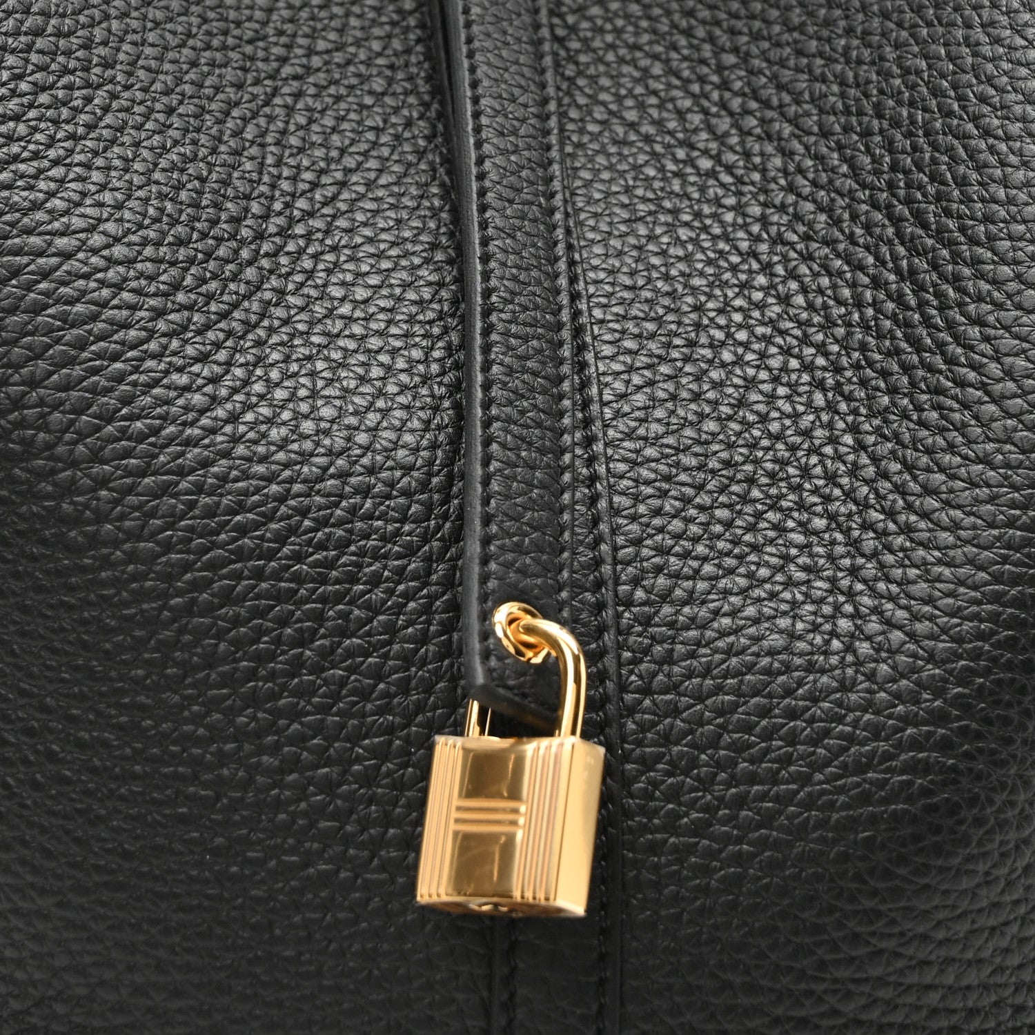 Hermes Taurillon Clemence Picotin Lock 22 MM Black 7 of 9
