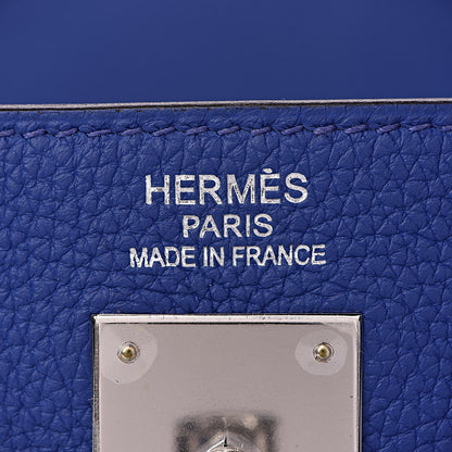 Hermes Togo Kelly Retourne 35 Bleu Electrique 6 of 42