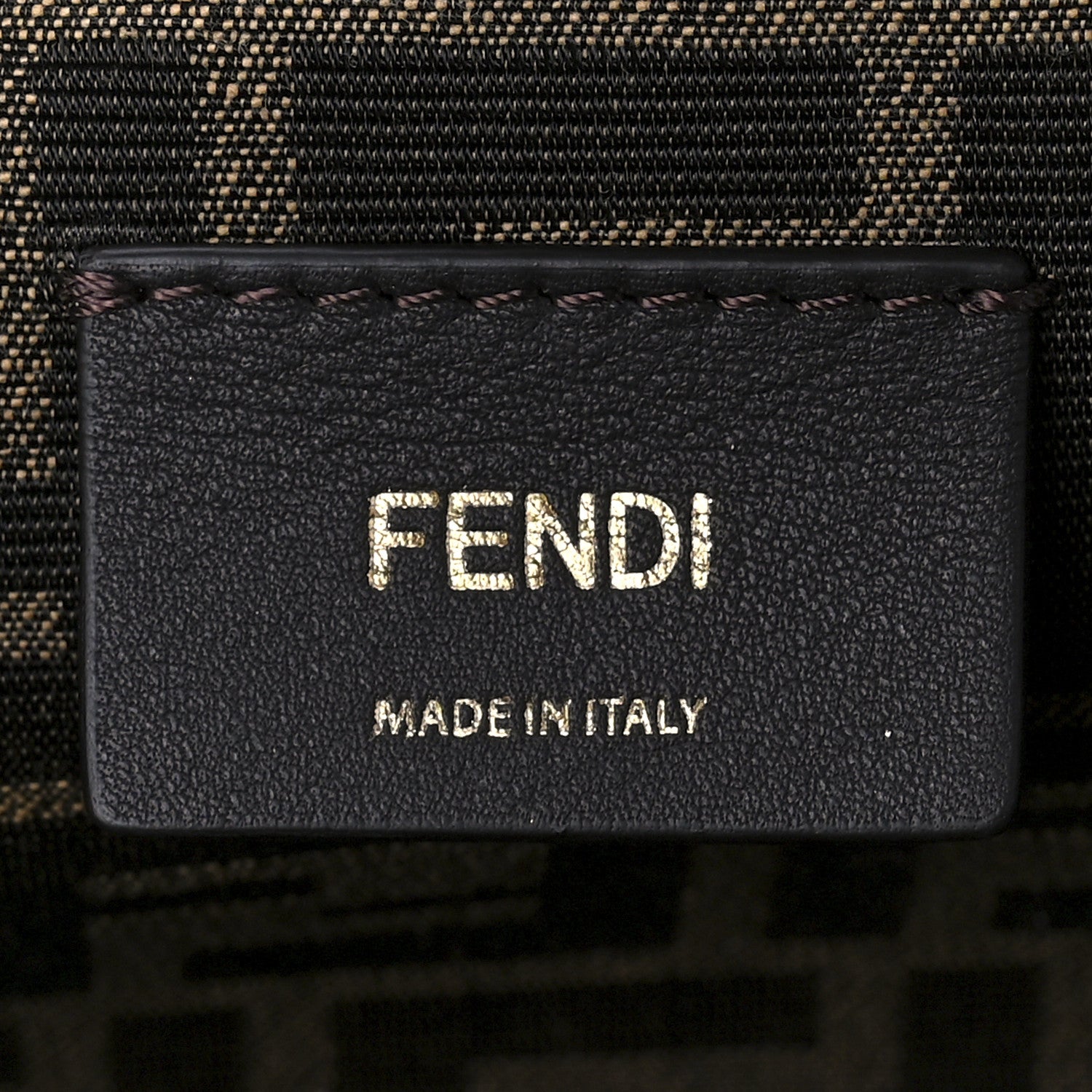 Fendi Shiny Nappa Small Fendi First Caramello 6 of 10