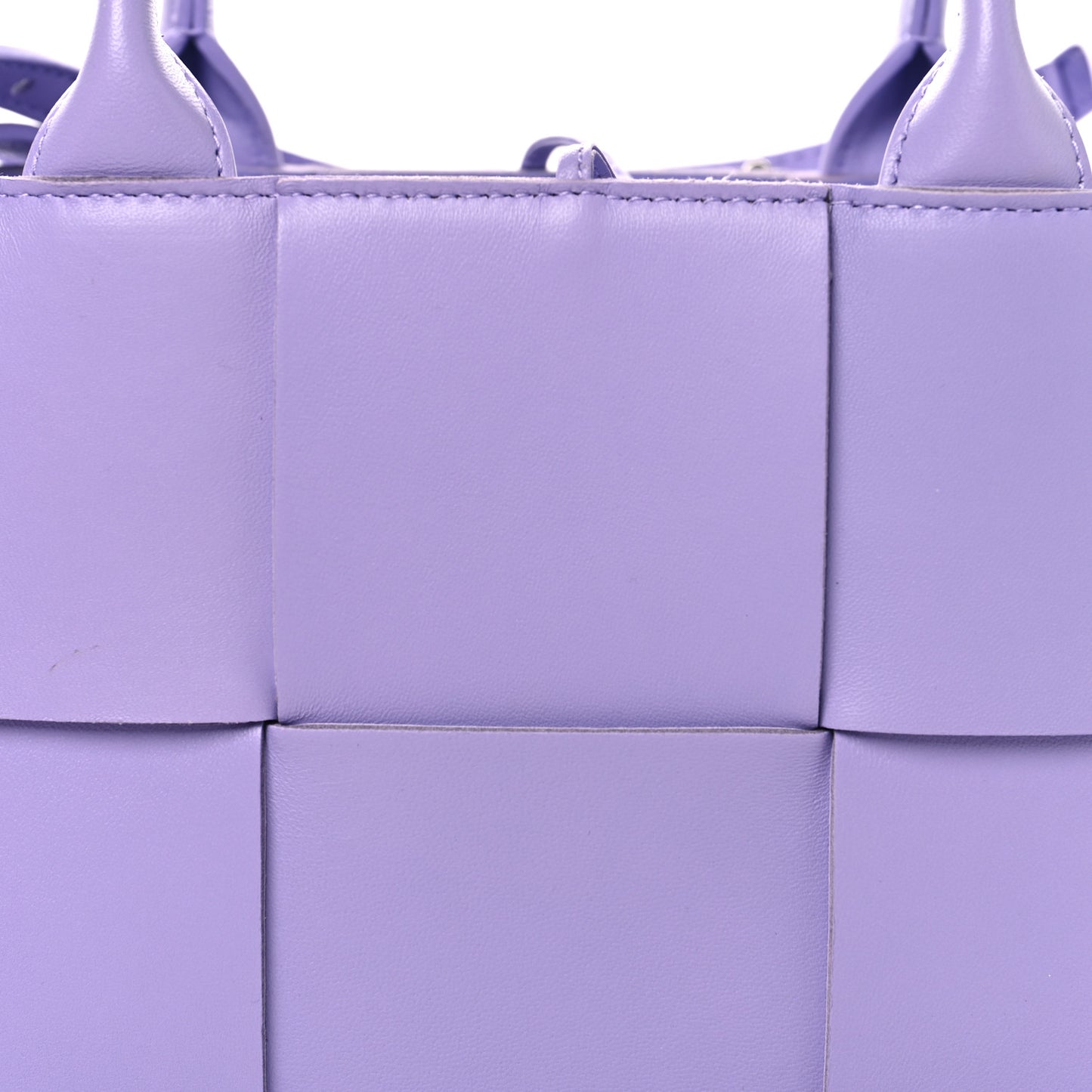 Nappa Maxi Intrecciato Mini Arco Tote Wisteria