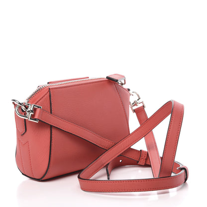 Givenchy Sugar Goatskin Nano Antigona Coral 3 of 10