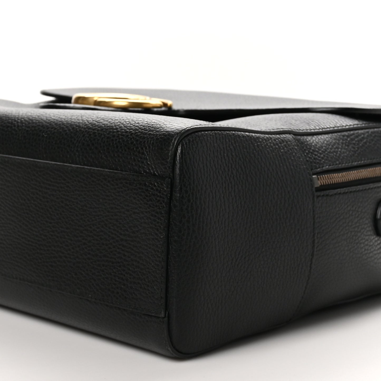 Dollar Calfskin GG Marmont Briefcase Black