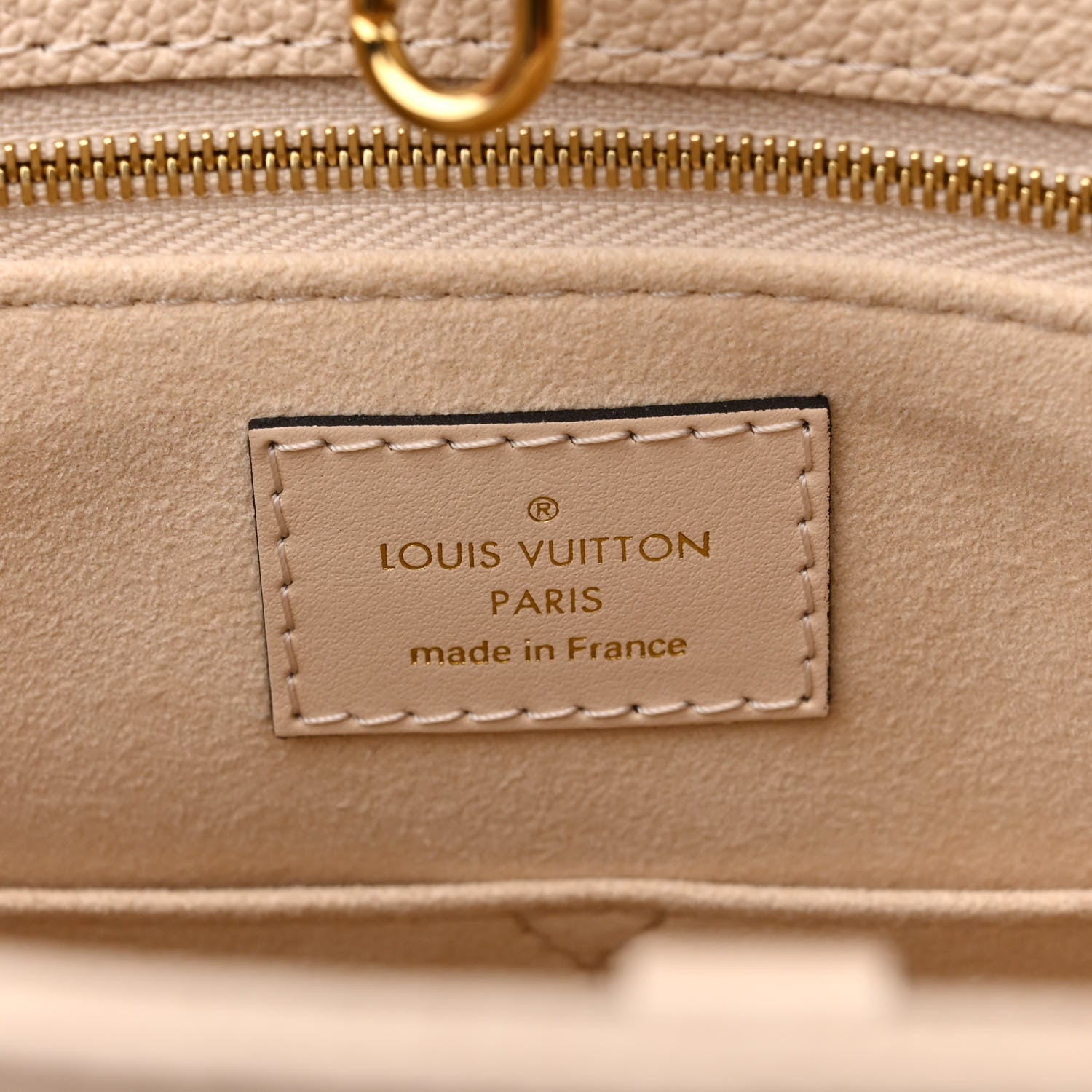 Louis Vuitton Empreinte Monogram Giant Onthego MM Creme 6 of 9