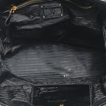 Prada Tessuto Chain Shoulder Bag Black 7 of 9