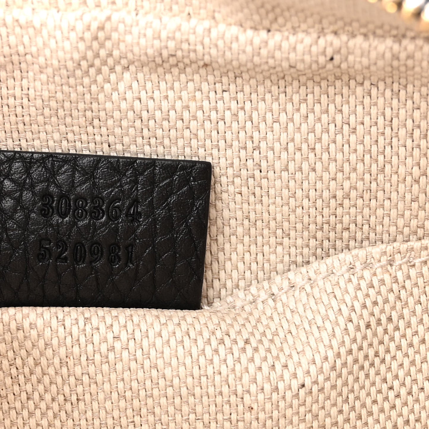 Pebbled Calfskin Small Soho Disco Bag Black