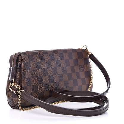 Louis Vuitton Damier Ebene Eva Clutch 3 of 10