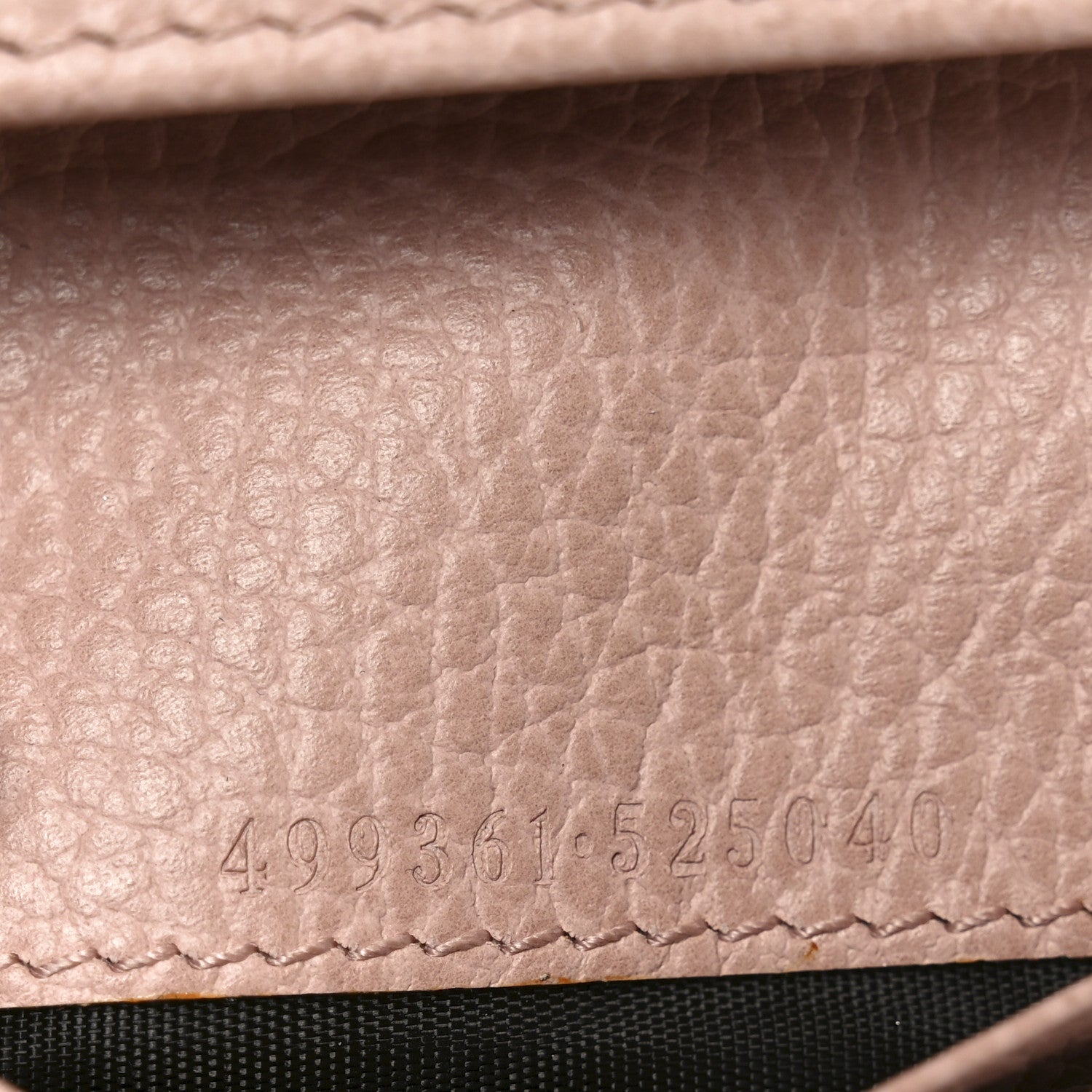 Gucci Pebbled Calfskin Butterfly Card Case Perfect Pink 1853541